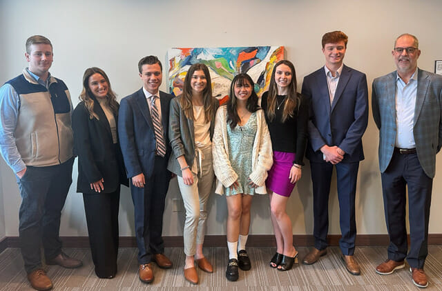 Media item displaying Chambliss Honors Outstanding UTC Rollins College of Business Students at 2023 Community Reception